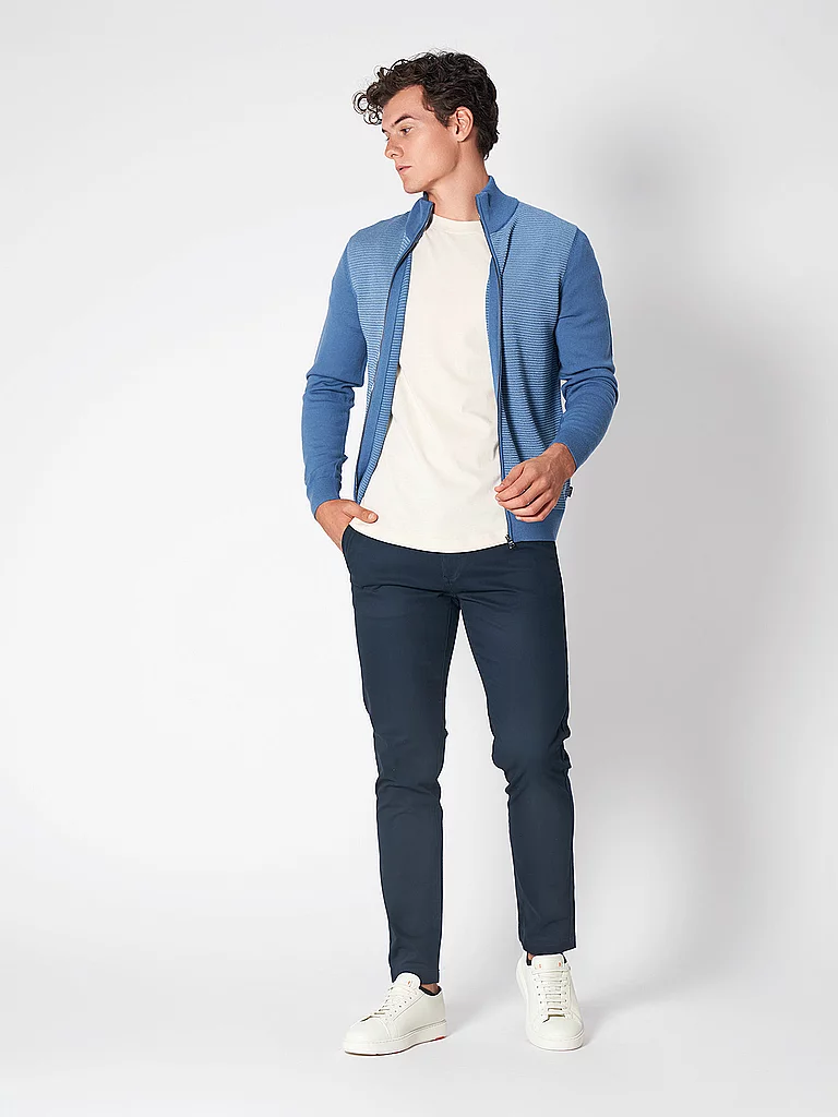 Knowledge Cotton Apparel Luca Chino Blau 33/L32 2